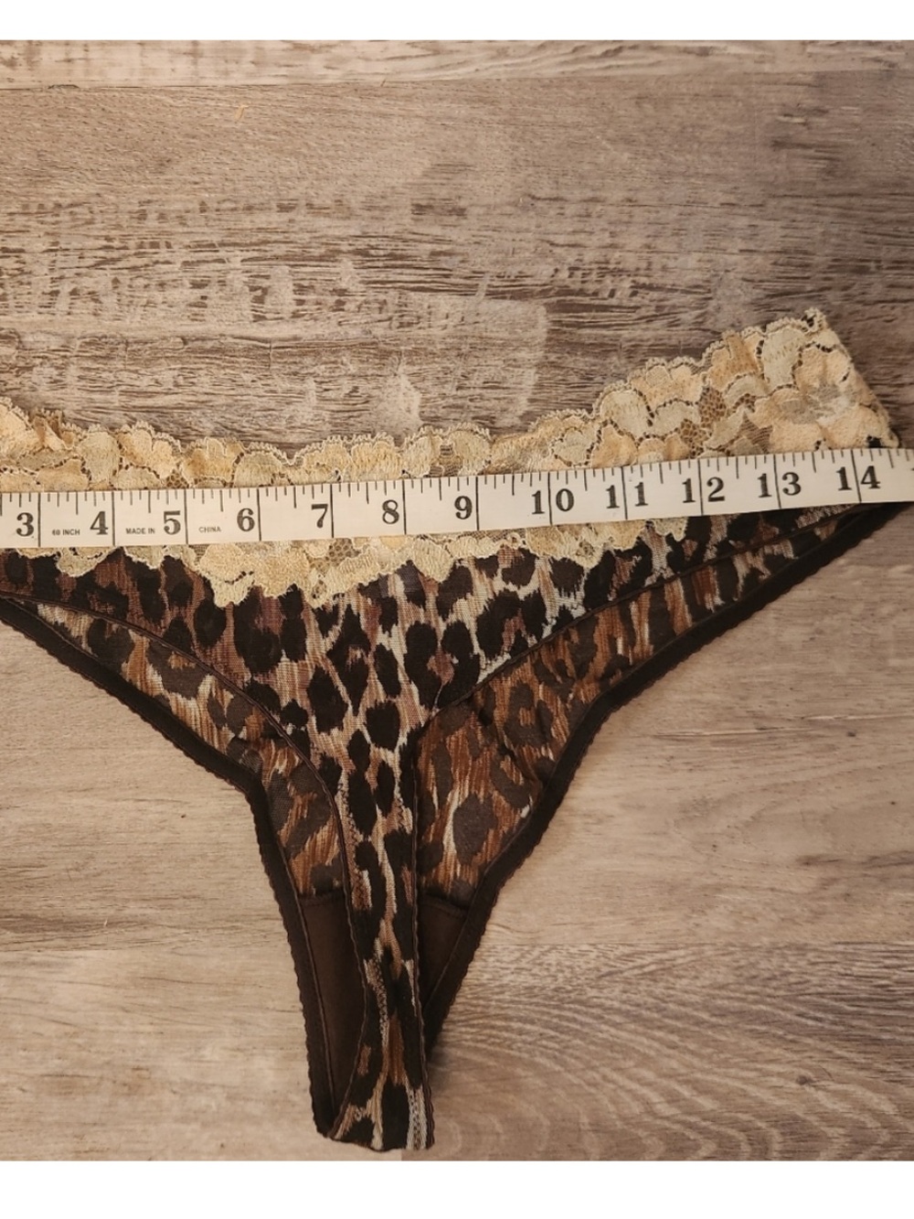 Dolce & Gabbana Leopard Lace Lingerie Set 34D L XL Bra & Underwear - Picture 5 of 9